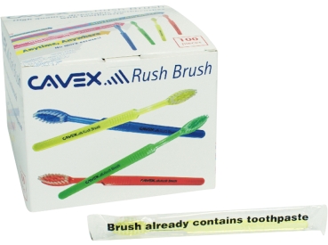 Cavex Rush Brush eldobható fogkefe 100db.
