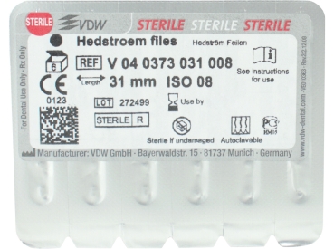 Hedström reszelo 73/ 08 31mm steril 6db.
