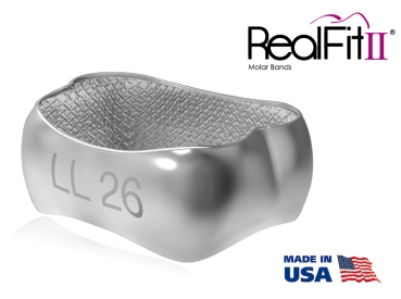 RealFit™ II snap - alsó állkapocs, 2 részes együttes lip bumper (Zahn 36), MBT* .018"