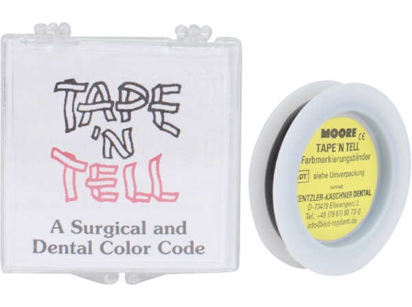 Tape''n tell Mark.tape fekete tekercs
