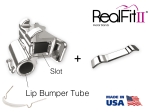RealFit™ II snap - alsó állkapocs, 2 részes együttes lip bumper (Zahn 36), MBT* .022"